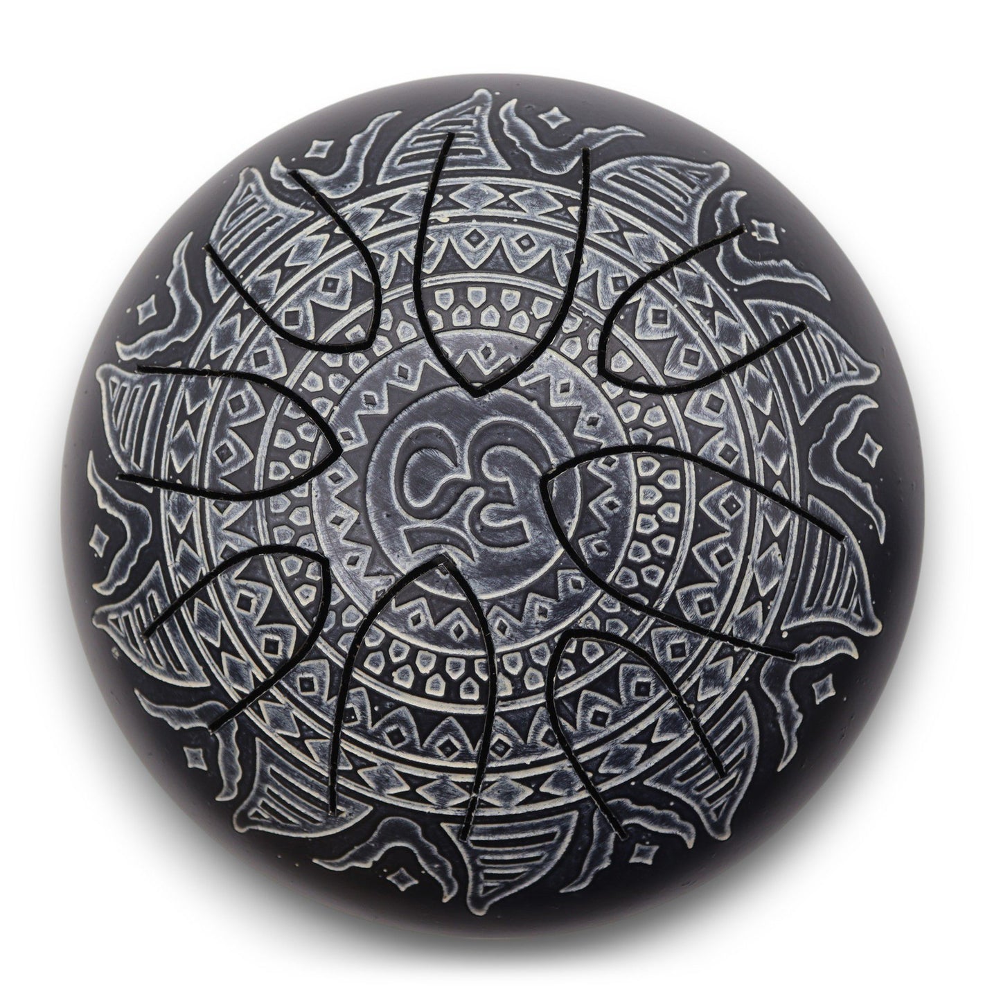Hapi Drum Om Mandala Engraved - 16cm | Pocket-Sized Sacred Sound