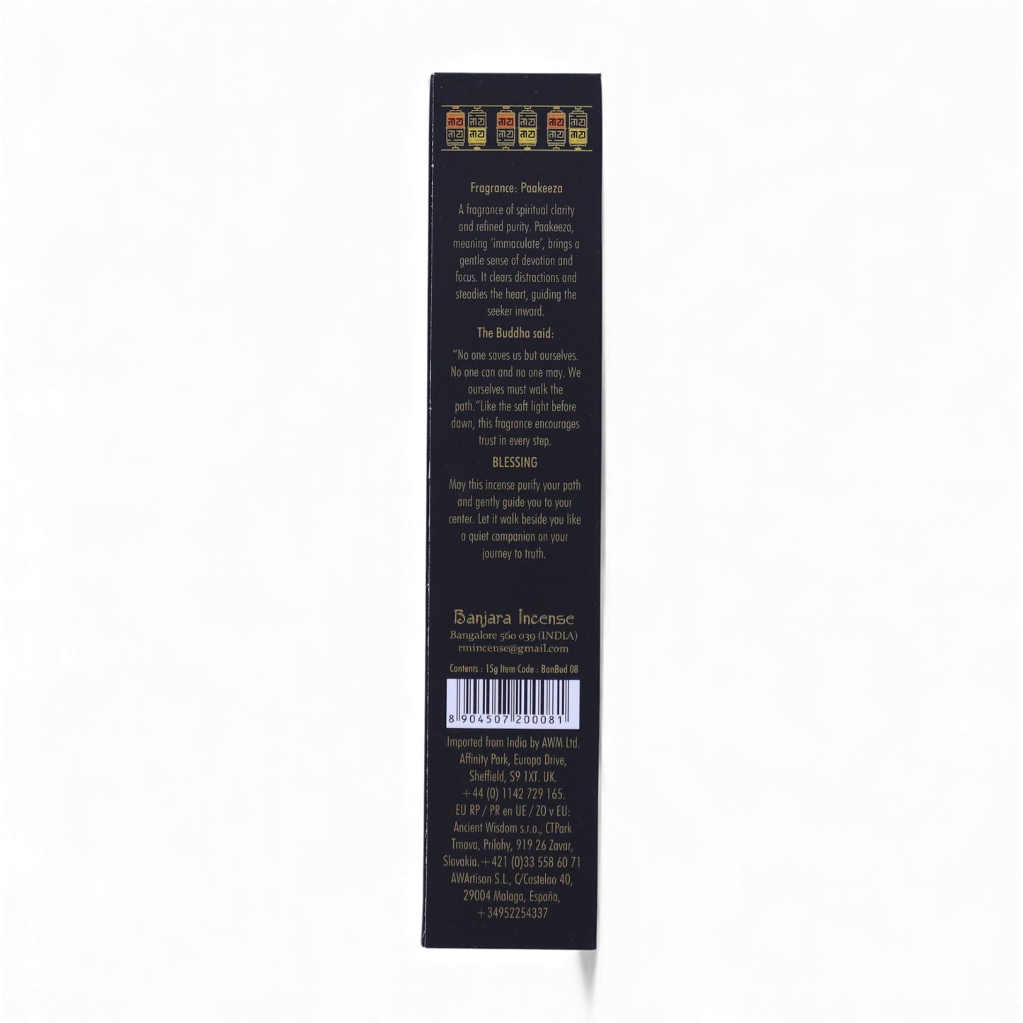 Banjara Buddha Path Incense – Herbal Grounding Sticks for New Beginnings