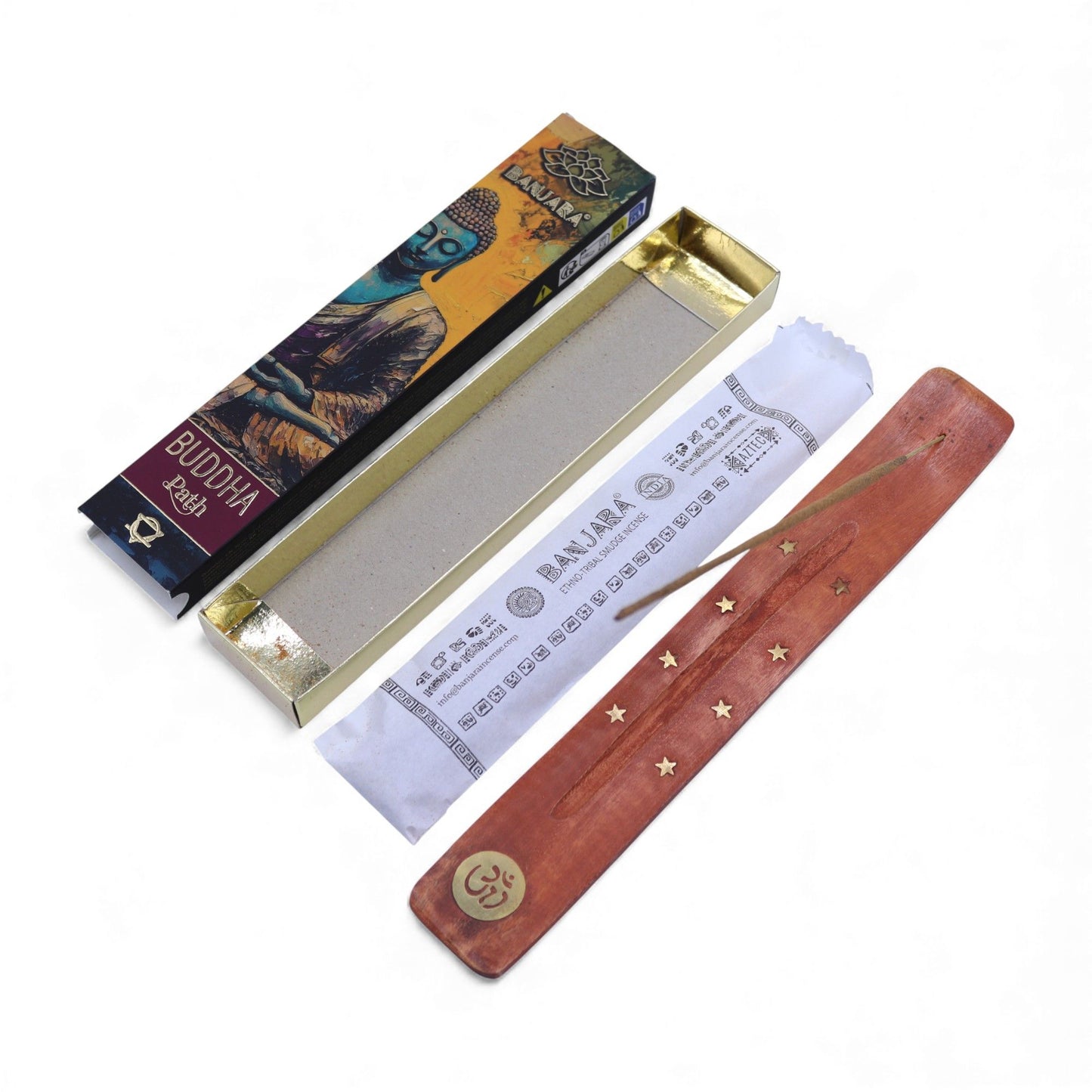 Banjara Buddha Path Incense – Herbal Grounding Sticks for New Beginnings