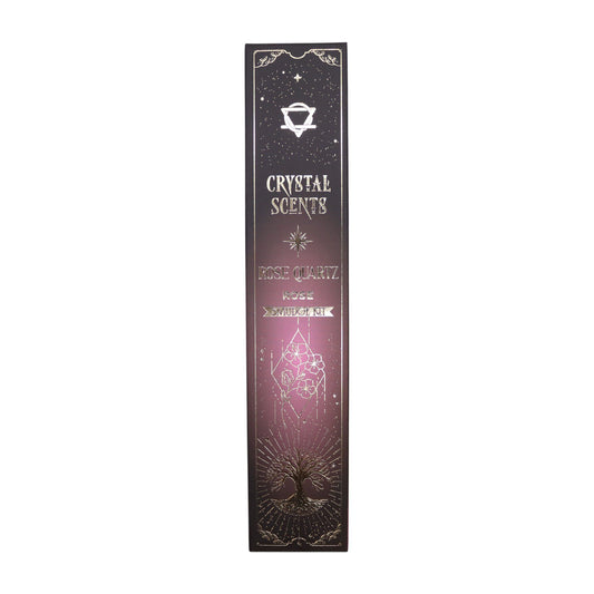 Rose Smudge Incense with Rose Quartz – Heart Healing Ritual Aroma Set