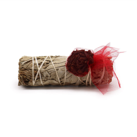 This White Sage & Clove Smudge Stick (10cm) is a potent ally for deep spiritual cleansing, psychic shielding, and banishment of dense energies. White Sage is a master plant spirit that purifies the space, uplifts the aura, and clears away what no longer serves. Clove, a sacred fire herb, brings powerful protection, wards off spiritual intrusions, and seals the energy field.

In my shamanic practice, I use this blend when I need a strong energetic reset—after shadow work, difficult client sessions, or during