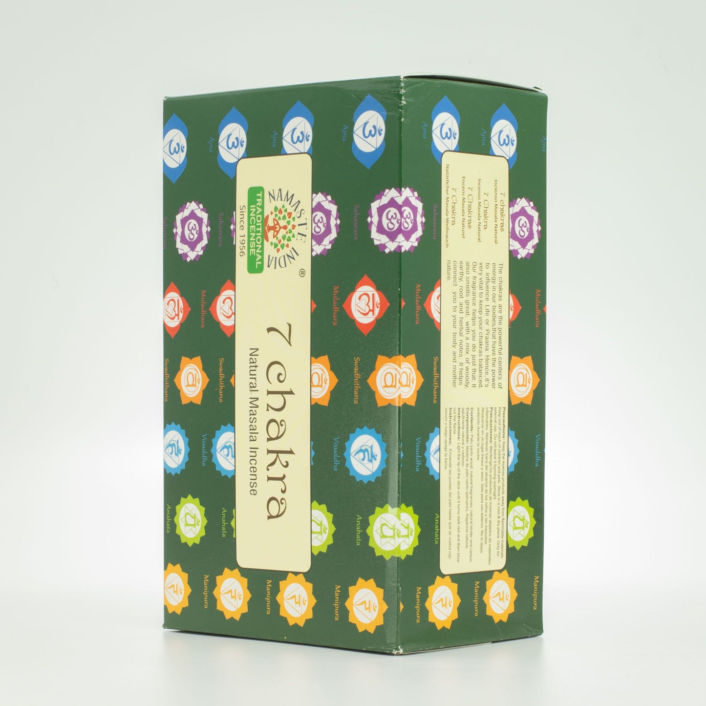Namaste Mandala Masala Incense – 7 Chakra Meditation Incense