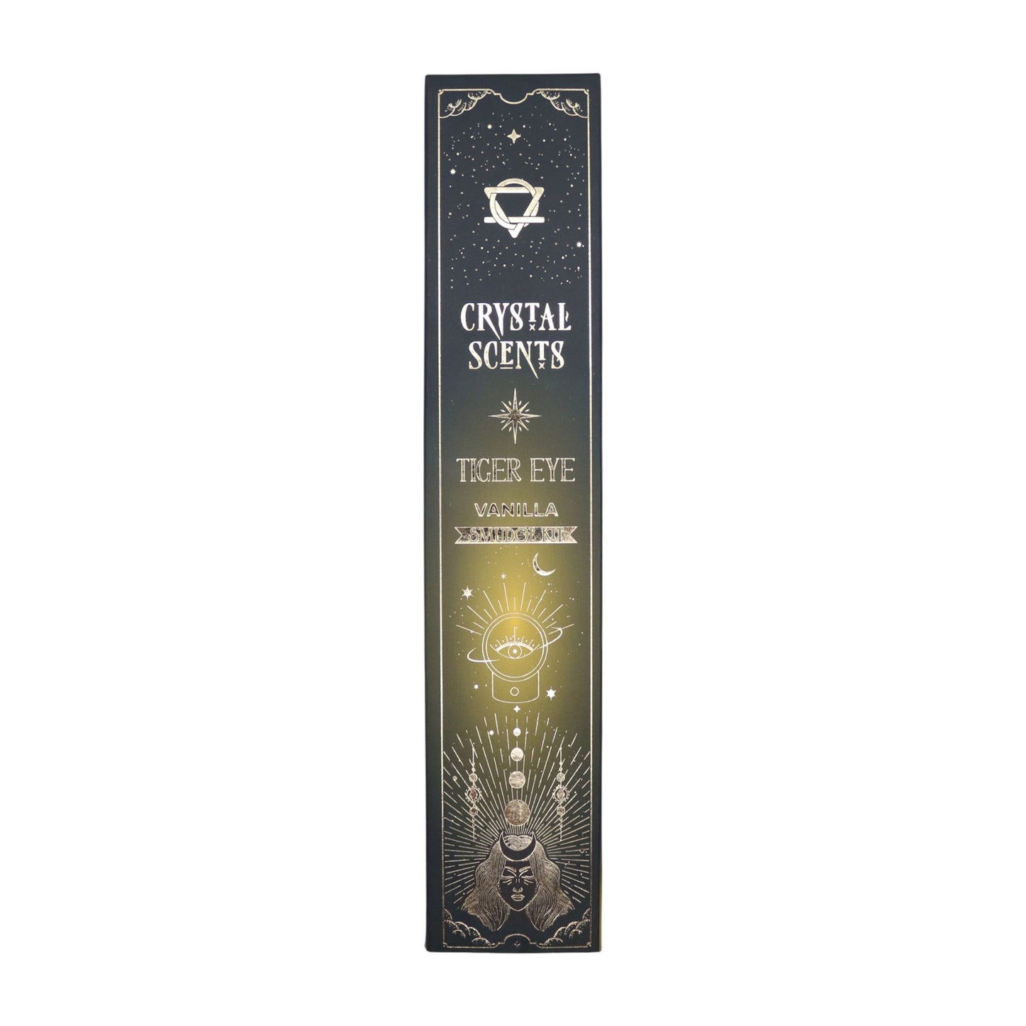 Vanilla Smudge Incense with Tiger Eye – Comforting Ritual Aroma Set