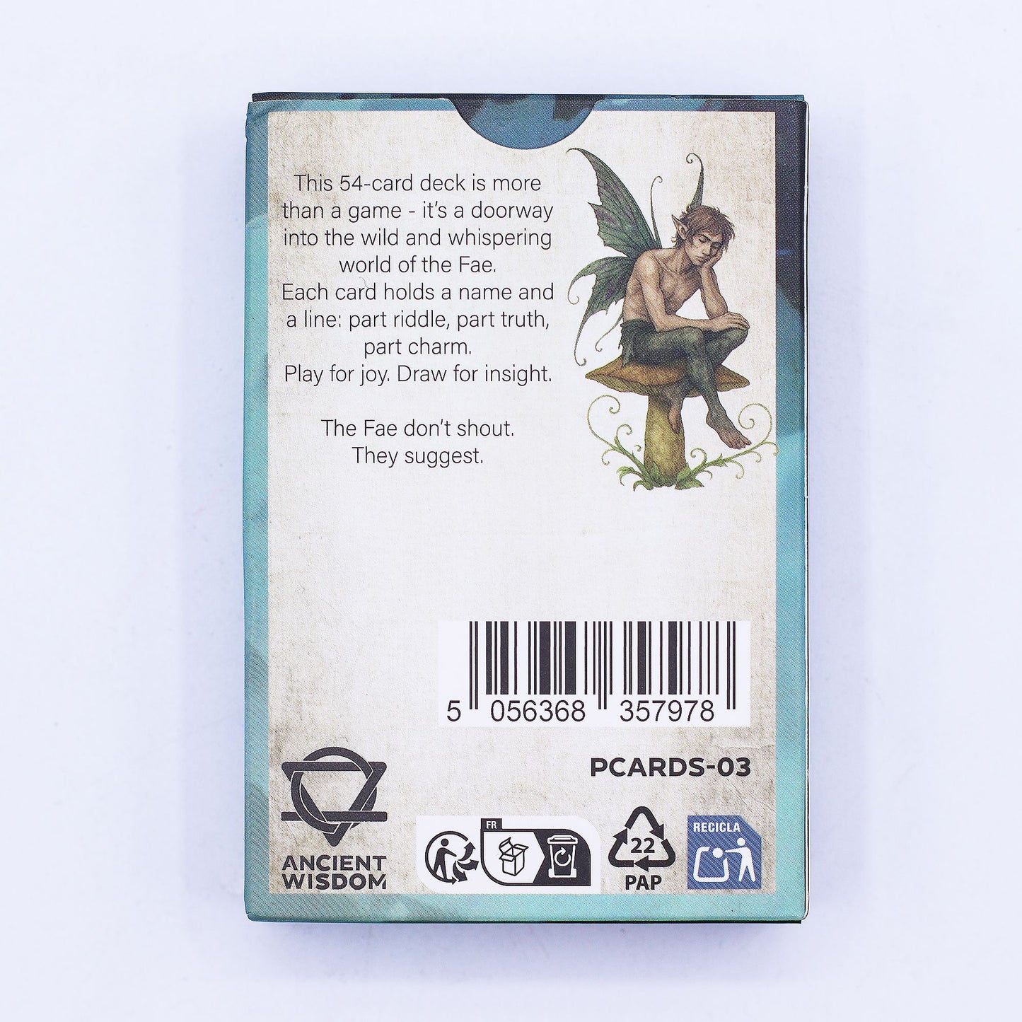 Fae Realm Playing & Oracle Cards – Enchanted 54-Card Fairy Deck