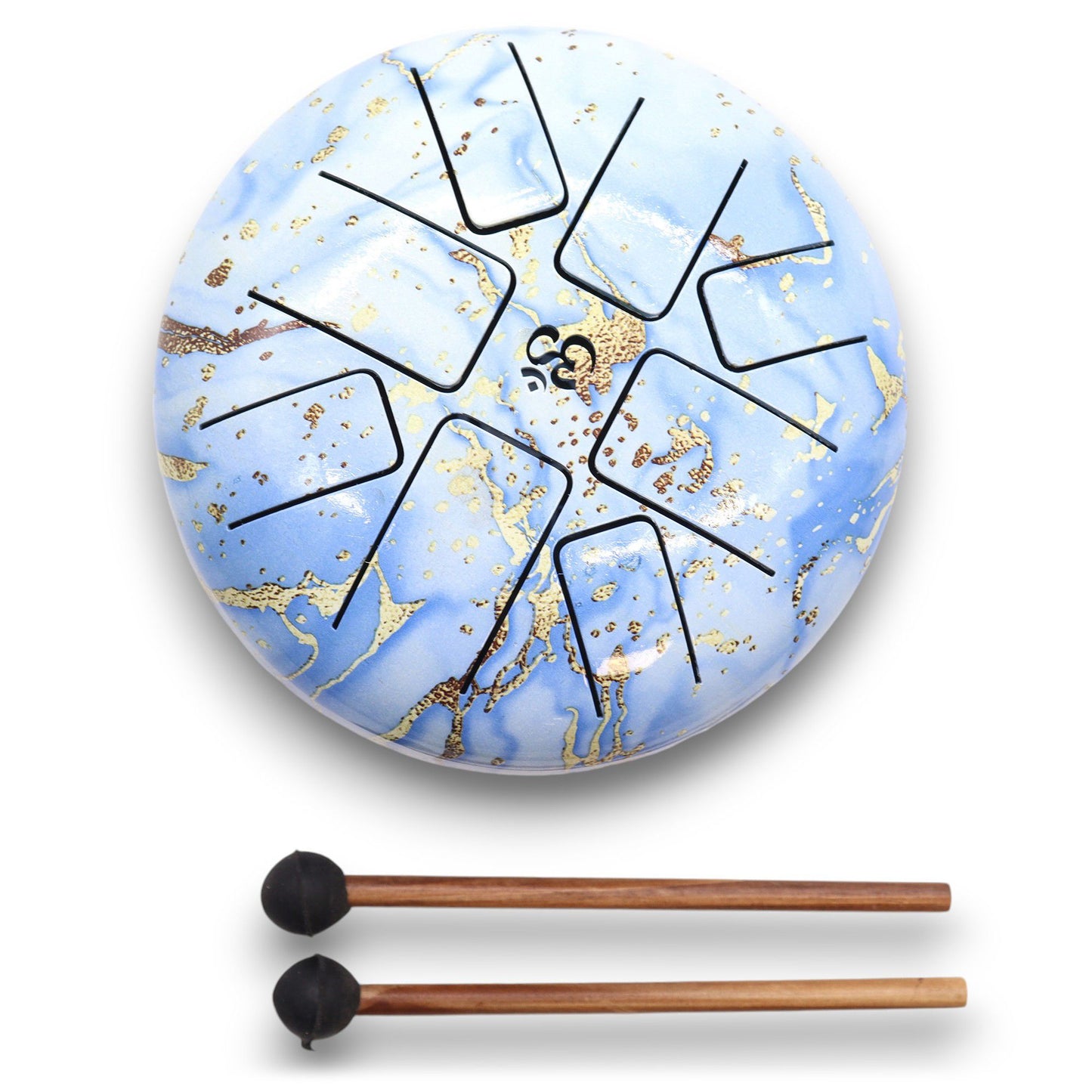 Hapi Drum Blue Sky Om - 18cm | Throat Chakra Sound Healing Drum