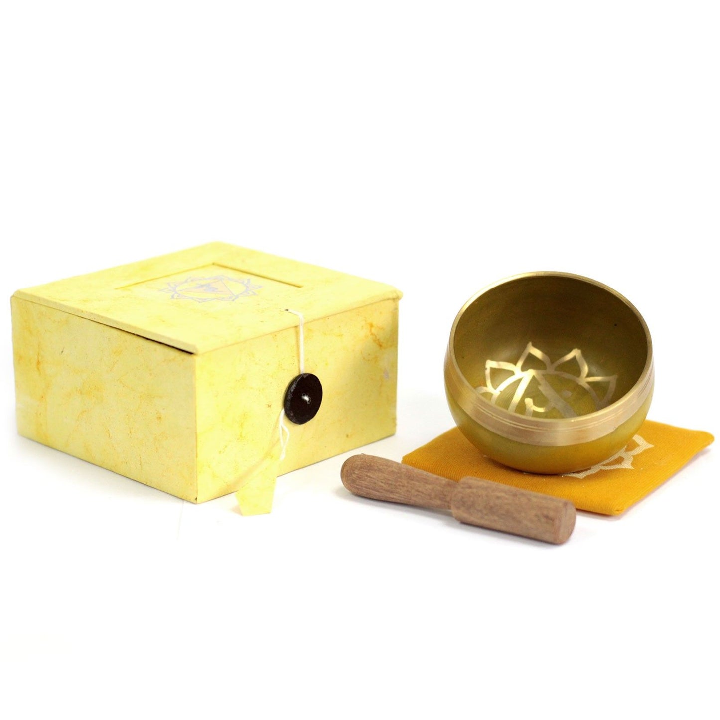 Ignite your inner fire...
This Solar Plexus Chakra Singing Bowl is a beacon of self-empowerment, helping you awaken the energy of will, confidence, and personal power. Aligned with the Manipura chakra, located just above the navel, it supports emotional strength and transformation.

Its vibrant yellow hue reflects the blazing energy of the Sun and Mars, bringing warmth, action, and joyful determination. Infused with the frequencies of Citrine, Amber, and Topaz, this bowl is a powerful ally for clearing emot