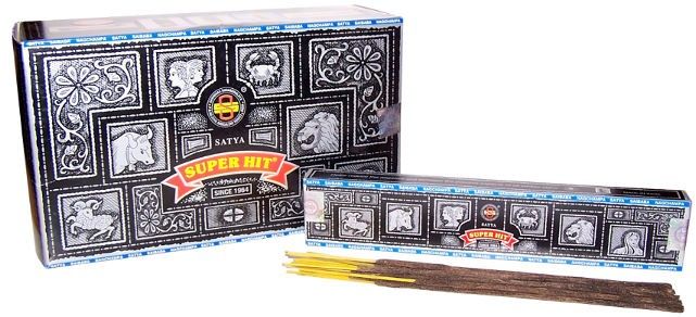 Immerse your space in the iconic aroma of Nag Champa Super Hit Incense. Each 15g pack contains approximately 12 handcrafted sticks from India, ideal for meditation, yoga, Reiki, and energy cleansing rituals.

Nag Champa, steeped in Indian folklore, has long been revered for its ability to clear negative energies and invite spiritual harmony. Its soothing, earthy fragrance enhances focus, deepens meditation, and promotes calmness and balance in your sacred space.

Perfect for daily rituals, spiritual practic