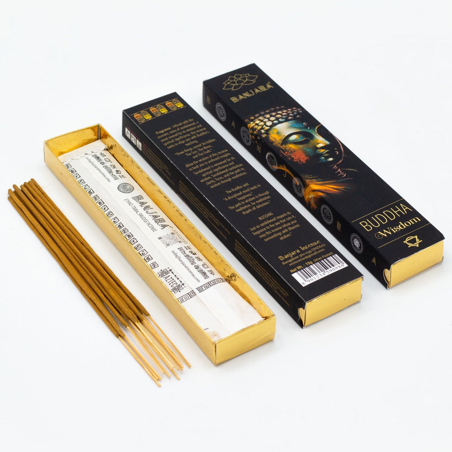 Banjara Buddha Incense Gift Set – Six Fragrances for Calm, Balance & Spirit