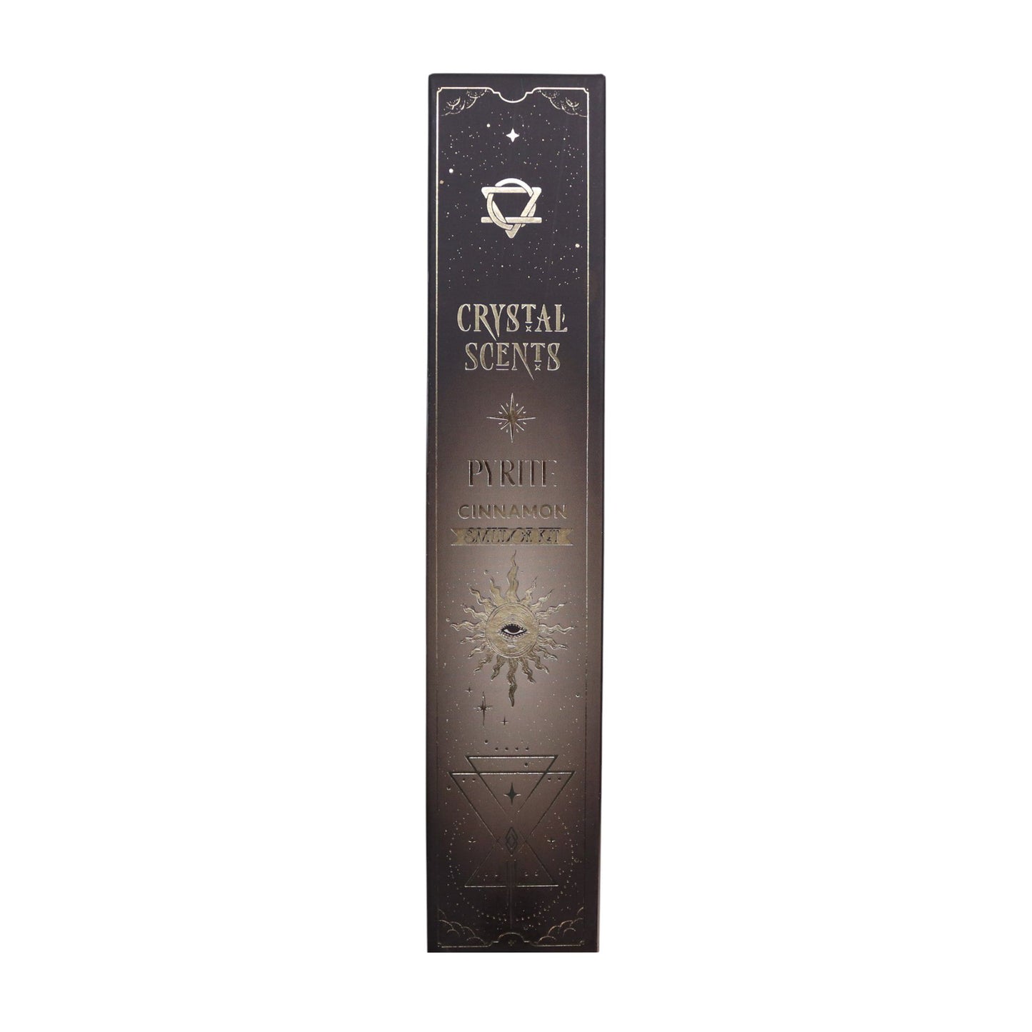 Cinnamon Smudge Incense with Pyrite – Warm Spiced Ritual Cleansing Set
