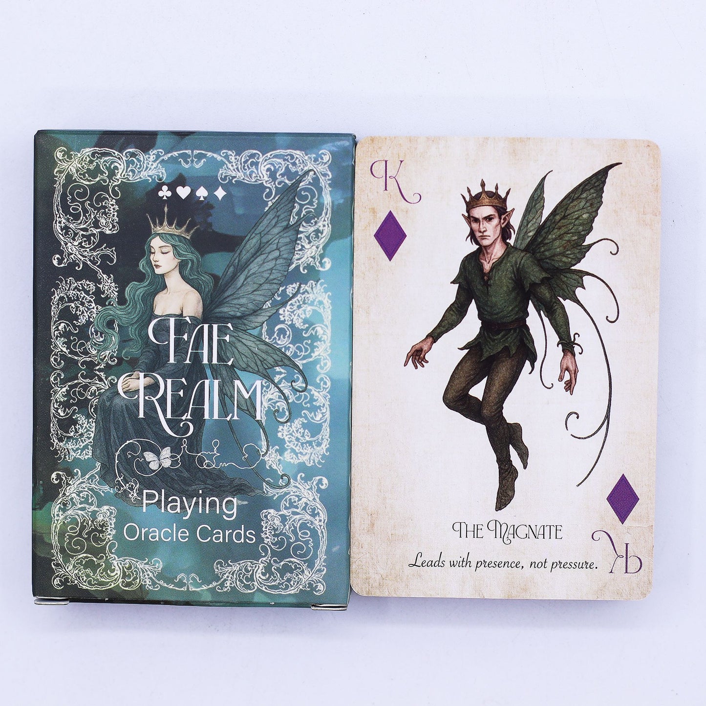 Fae Realm Playing & Oracle Cards – Enchanted 54-Card Fairy Deck