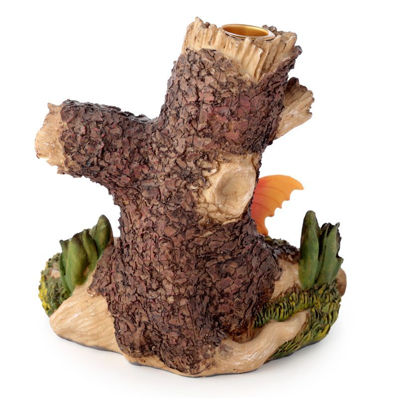 Ancient Tree Fairy Lake Backflow Incense Burner – Mystical Ritual Waterfall Decor
