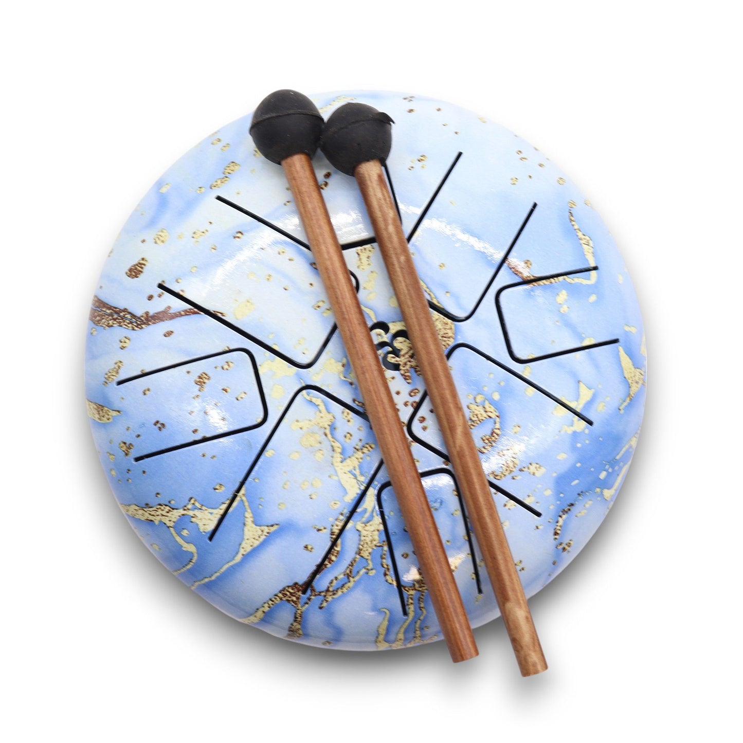 Hapi Drum Blue Sky Om - 18cm | Throat Chakra Sound Healing Drum