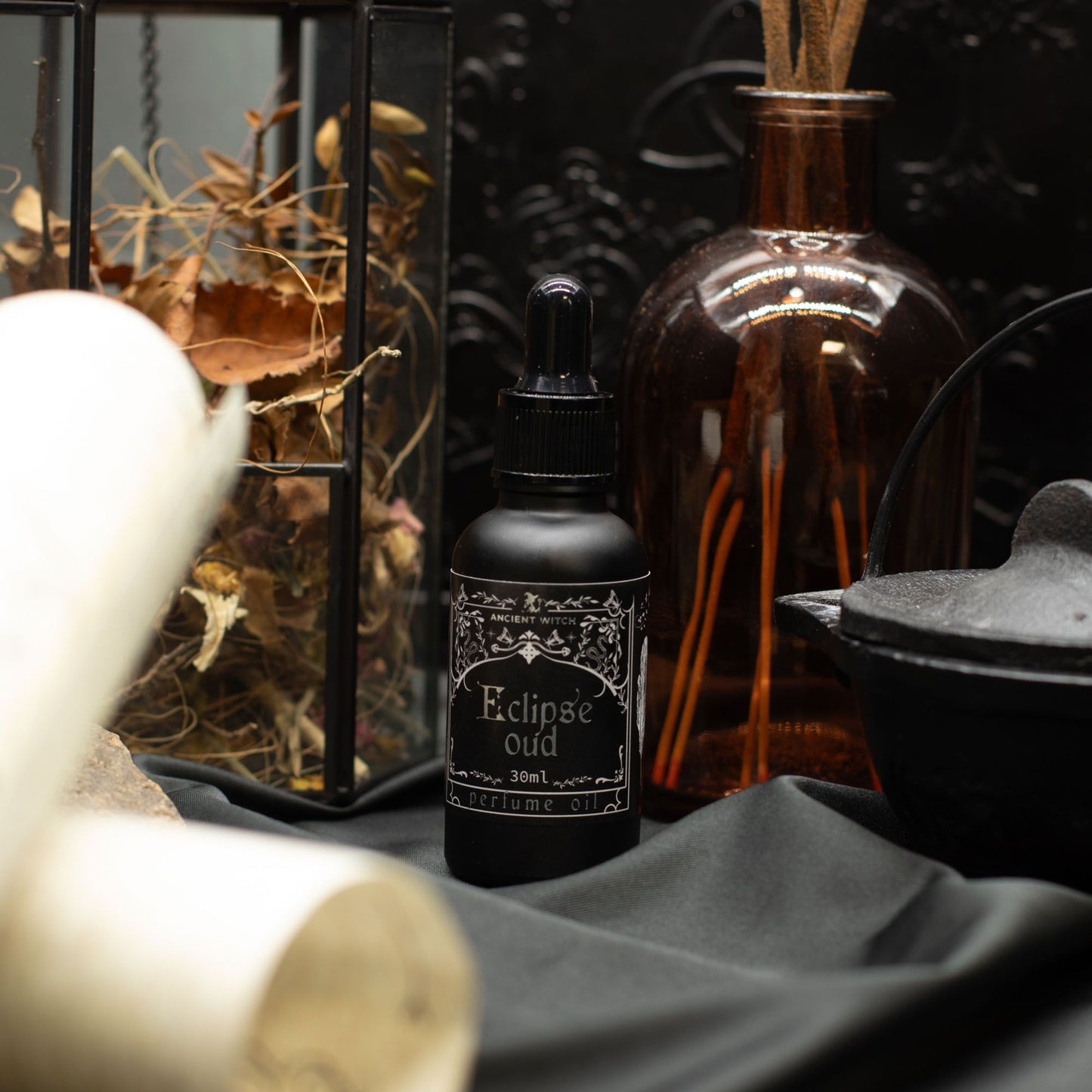 Ancient Witch Perfume Oil – Eclipse Oud | Dark Resinous Ritual Scent