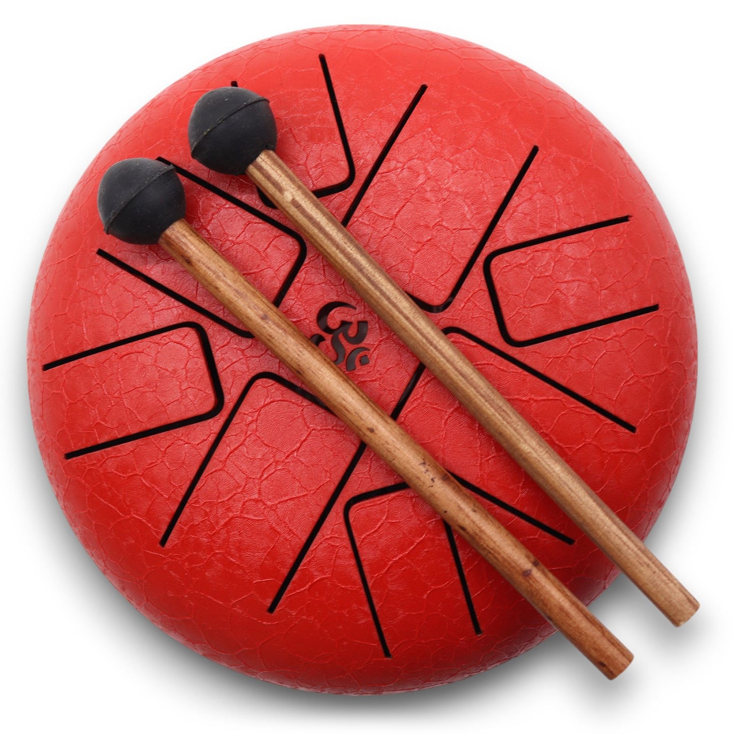 Med Hapi Drum Om Red - 22x16cm | Root Chakra Grounding Drum