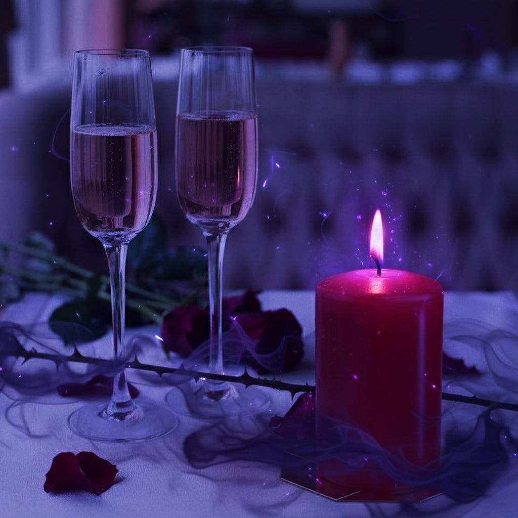 Red Pillar Candle 60x120mm – Gothic Ritual Candle for Spellwork