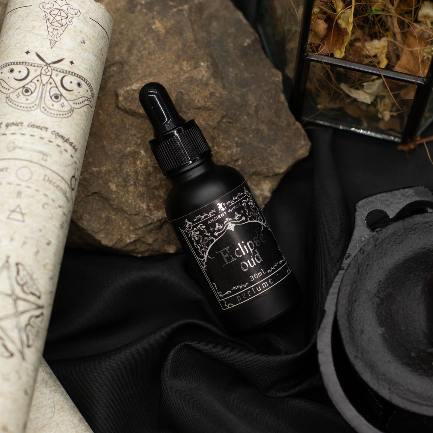 Ancient Witch Perfume Oil – Eclipse Oud | Dark Resinous Ritual Scent