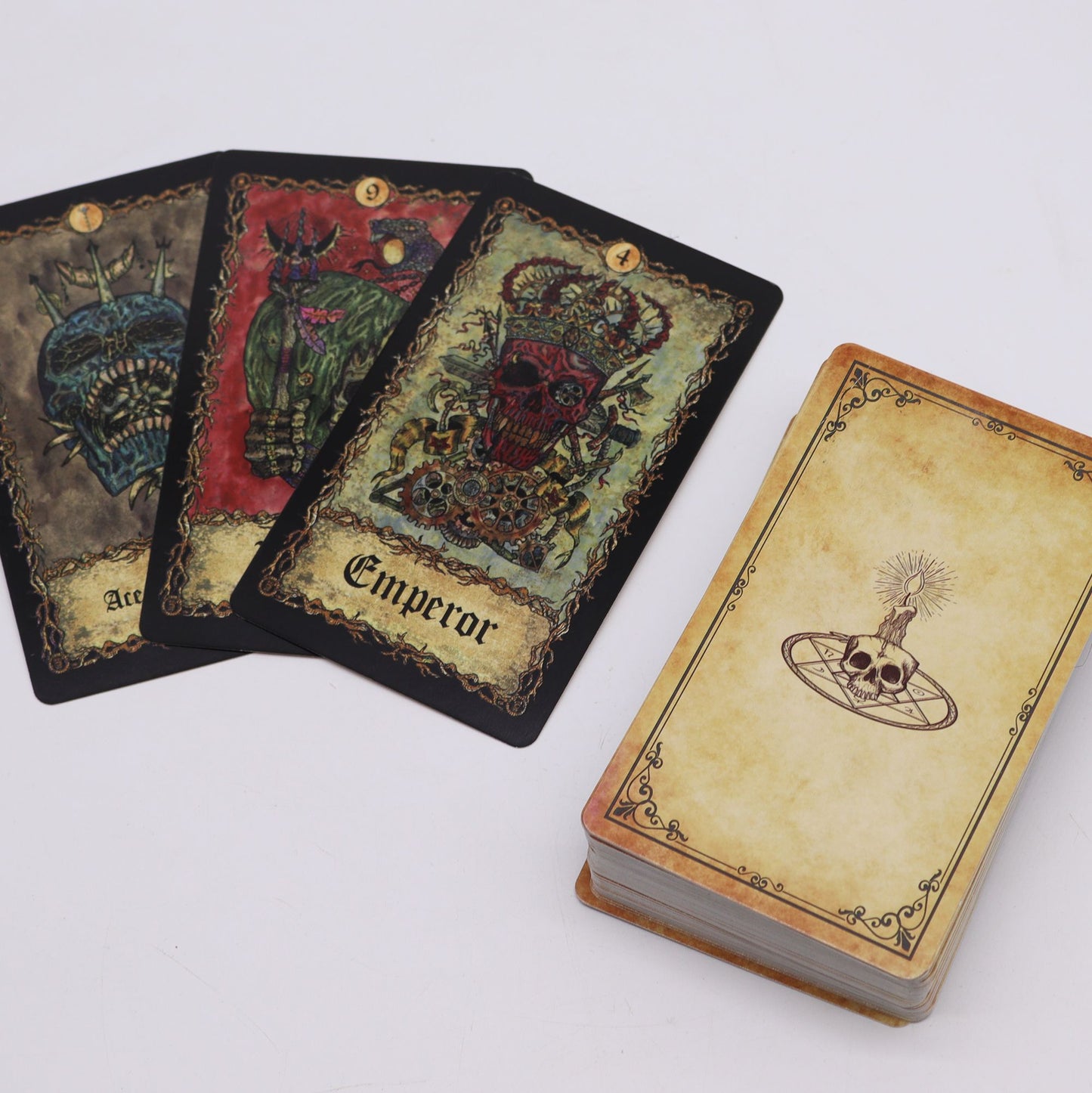Requiem Arcana Tarot – 78-Card Gothic Deck by Vera Petruk