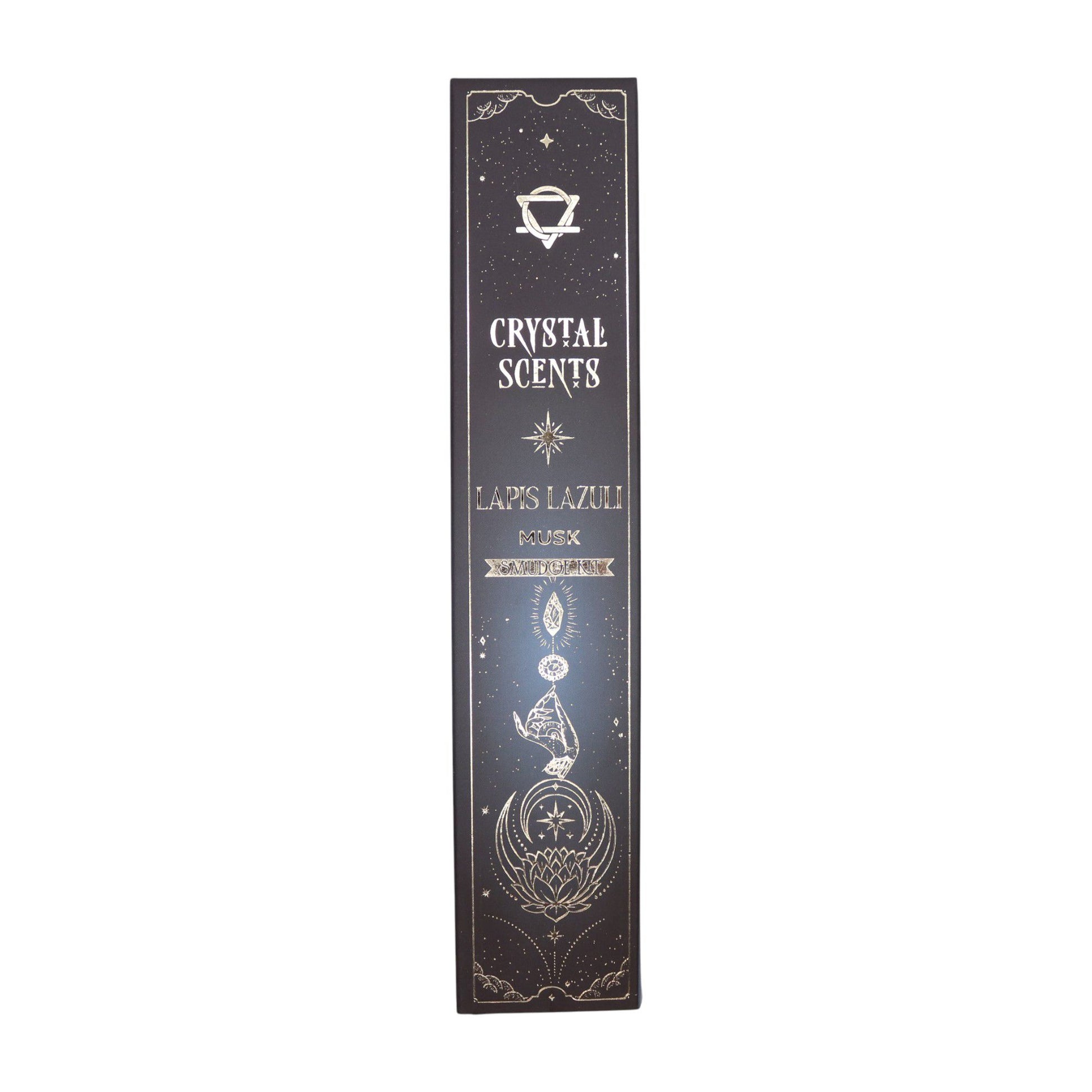 Musk Smudge Incense with Lapis Lazuli – Grounding Celestial Ritual Set