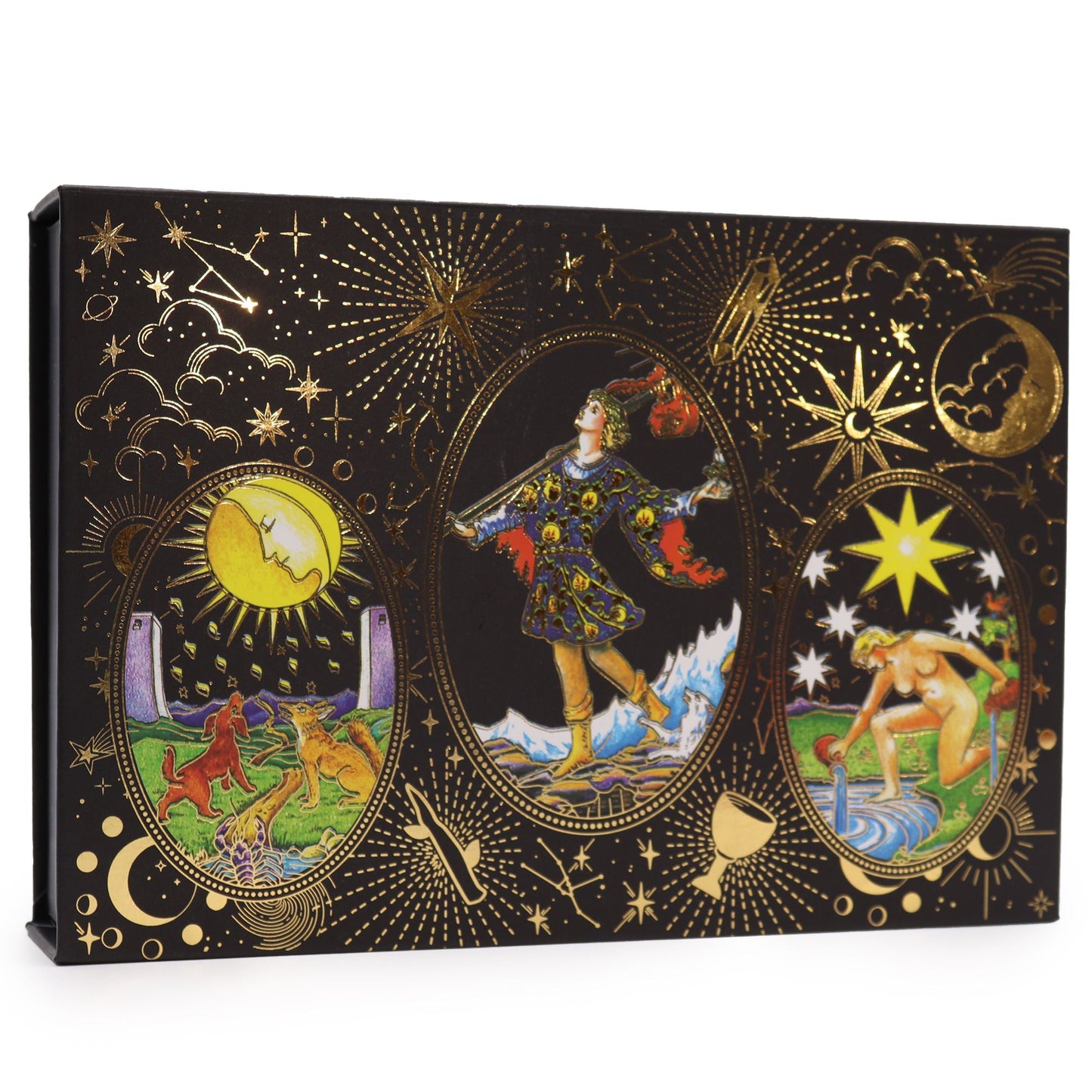 Gold Foil Tarot Gift Set – Luxury 78-Card Ritual Tarot Collection
