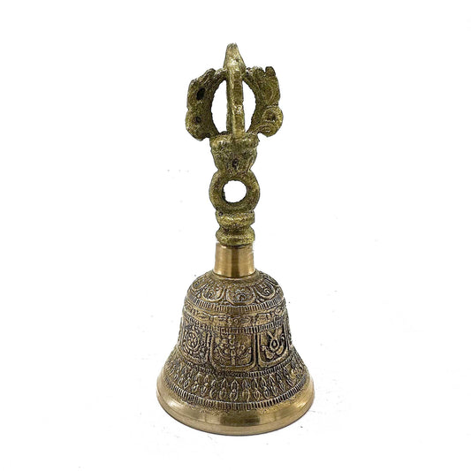 The Medium Tibetan Tingsha Bell is a sacred sound instrument, handcrafted by skilled Tibetan artisans with devotion and precision. Measuring 6 x 11.5 cm, this bell embodies the essence of mindfulness and tradition, carrying with it centuries of spiritual practice.

When gently played, the bell produces a clear, resonant tone at 50 Hz, creating a vibration that calms the mind, opens the heart, and aligns energy. Its sound is traditionally used to begin and end meditation, cleanse spaces, and deepen spiritual
