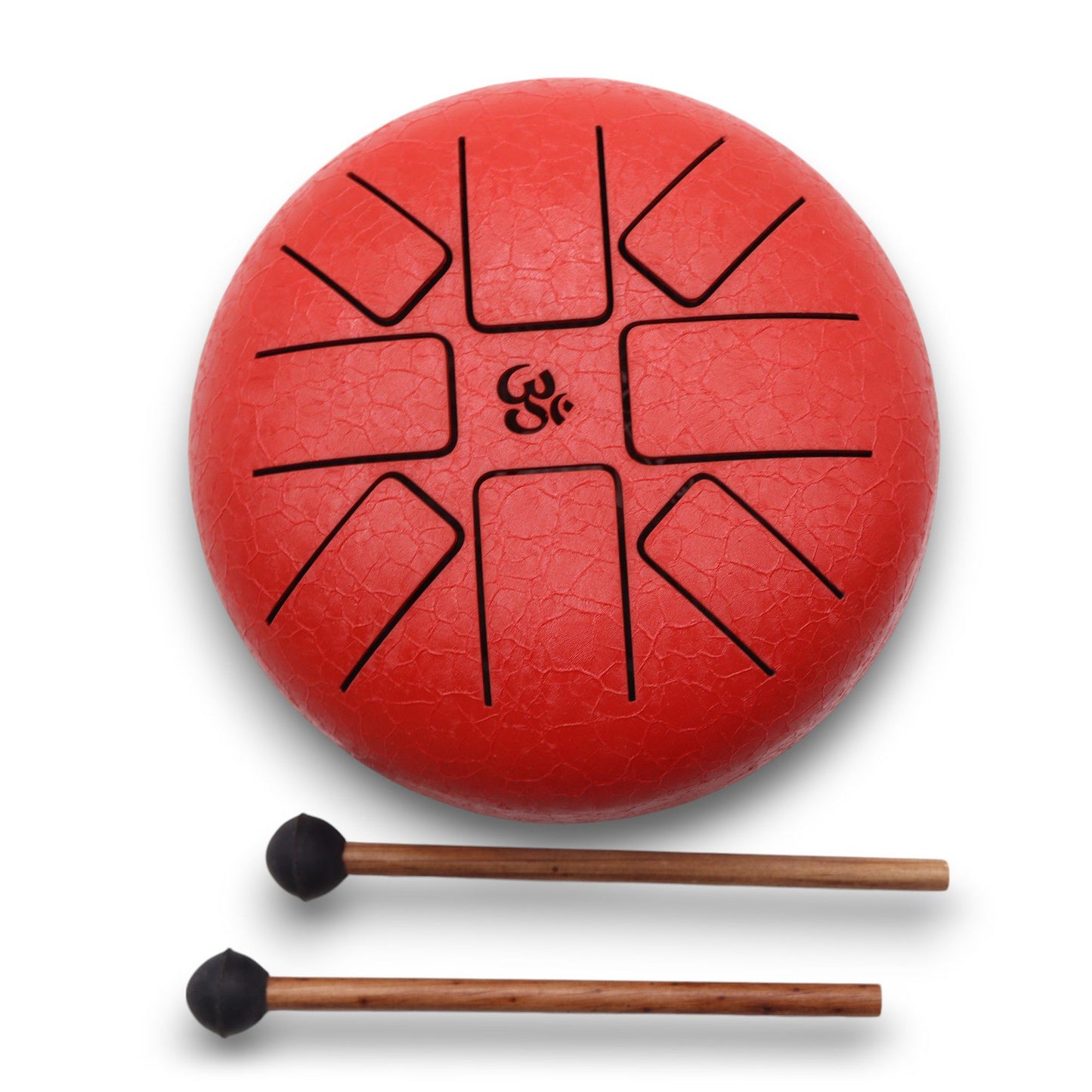 Hapi Drum Om Red - 16cm | Root Chakra Pocket Drum of Protection