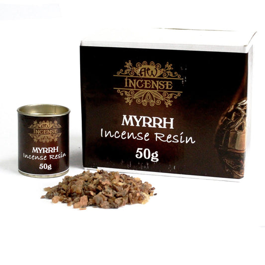Myrrh Resin Incense – 50g Sacred Resin for Healing, Protection & Meditation