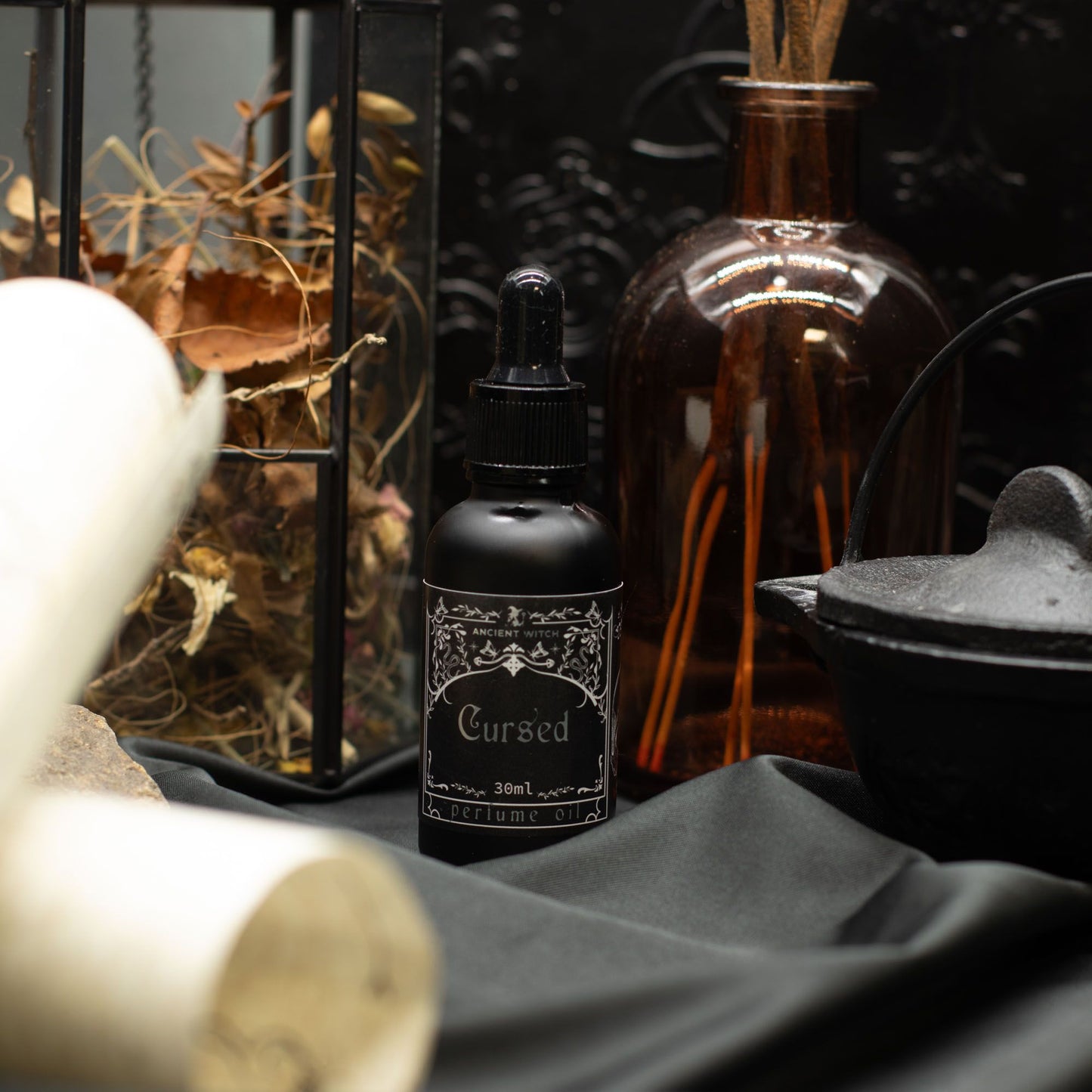 Ancient Witch Perfume Oil – Cursed | Dark Spiced Ritual Fragrance
