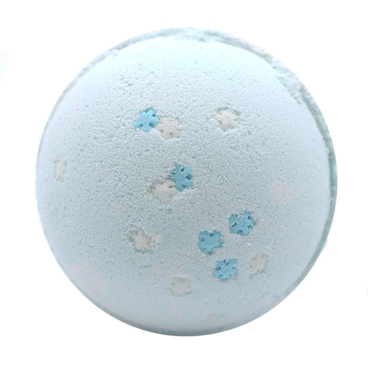 When winter breathes its icy hush across the land, this Snowflake Bath Bomb drifts into your bath like a charm carried on cold moonlight. Scented with sweet, invigorating blueberries, it melts into the water with the quiet grace of falling snow, tinting your soak with a cool, enchanted glow.

The fruity aroma rises gently, offering a refreshing lift to the spirit—perfect for shaking off winter weariness or indulging in a moment of crisp seasonal magic. Each handmade snowflake holds its own subtle variation,