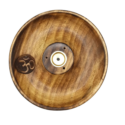 Incense Stick & Cone Burner Disc – Om Symbol Design