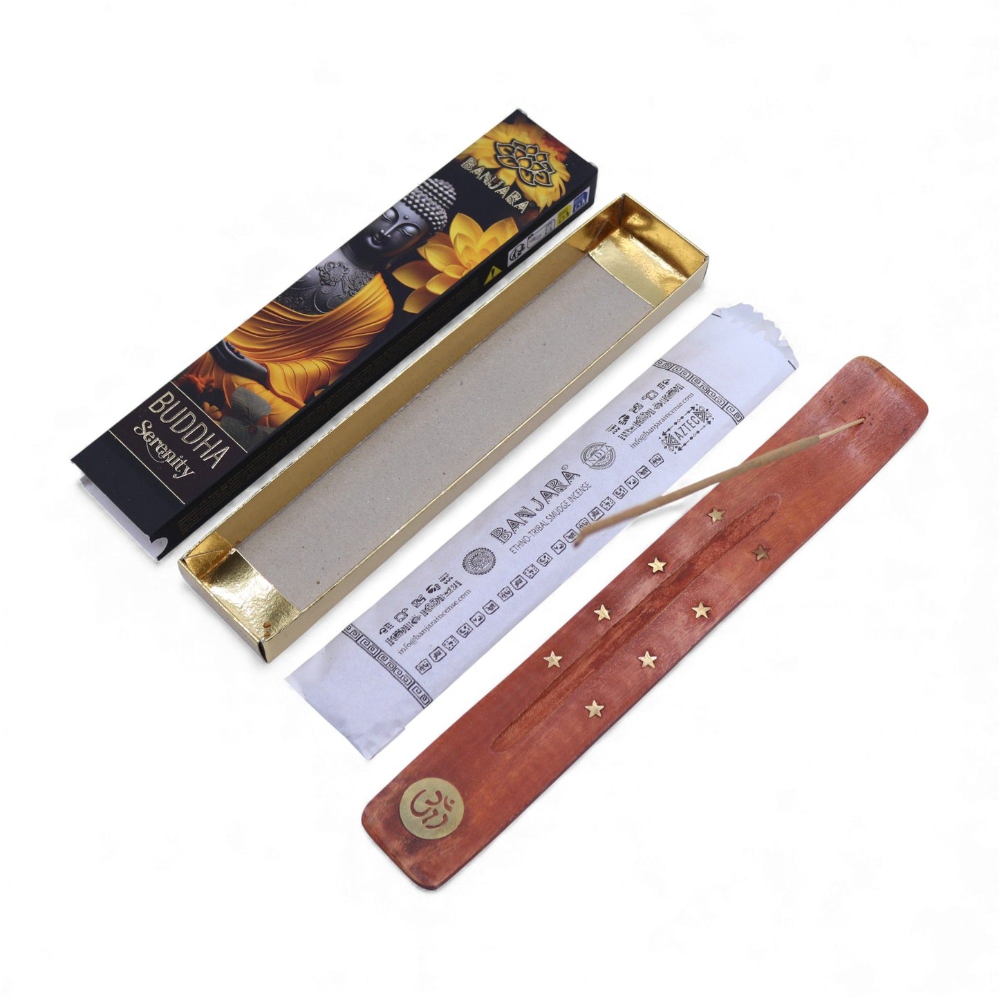 Banjara Buddha Serenity Incense – Fresh Woody Sticks for Calm & Harmony