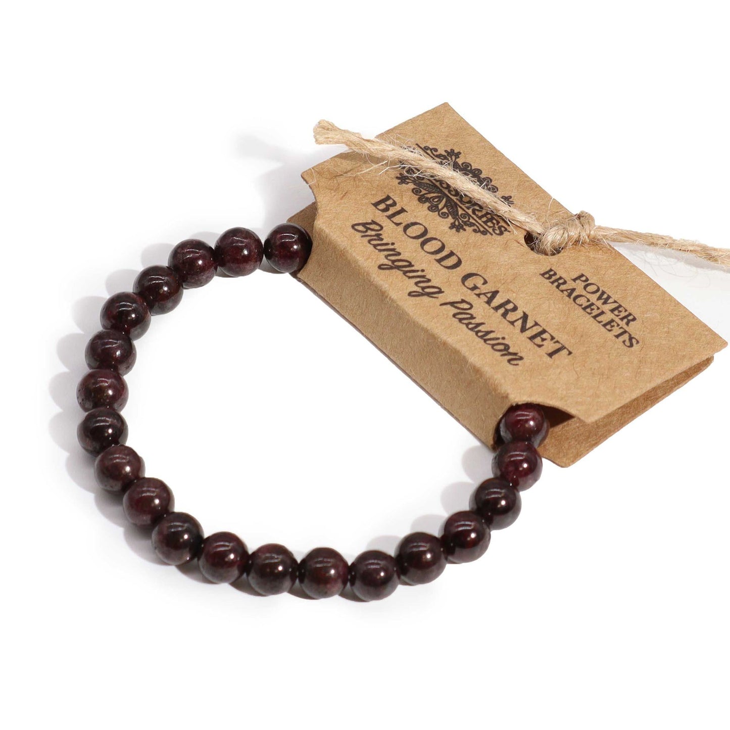 Blood Garnet design will look lovely with any outfit. And not only that but Blood Garnet has its own individual benefits. It is said to help uplift mood and increase positiveness.&nbsp;

Gemstones sizes diameter is approx.. 8mm 
