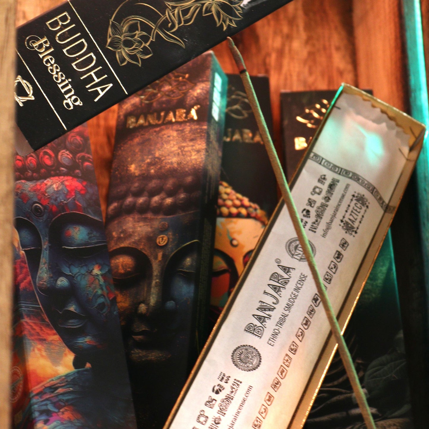 Banjara Buddha Incense Gift Set – Six Fragrances for Calm, Balance & Spirit