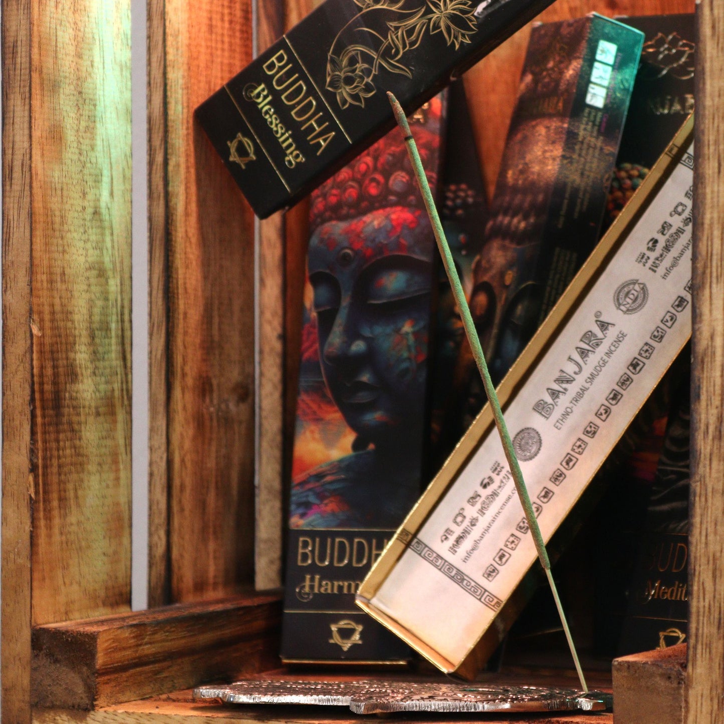 Banjara Buddha Incense Gift Set – Six Fragrances for Calm, Balance & Spirit
