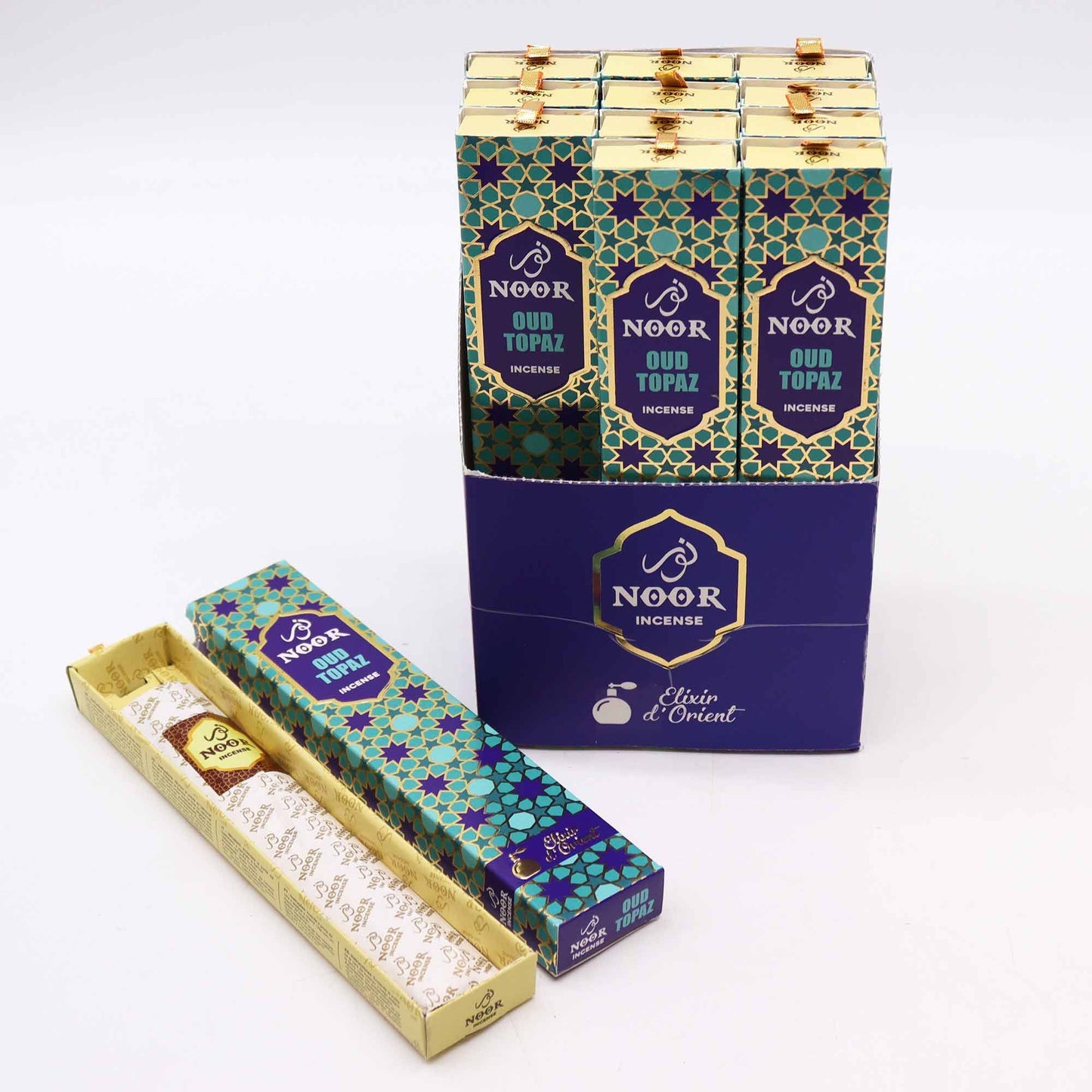 Noor Oud Incense – Topaz | Healing Oud & Spiritual Protection – The Witches Garden