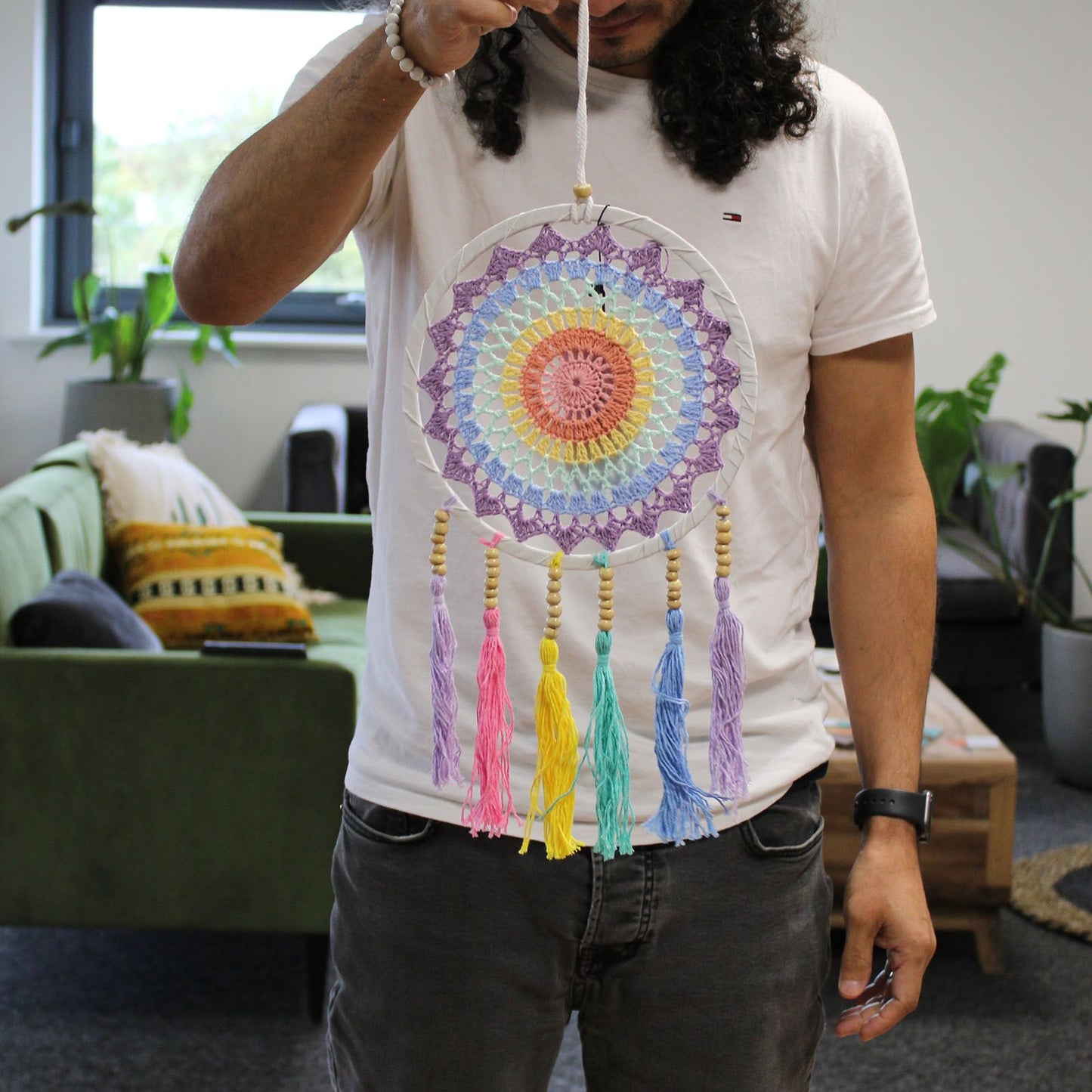 Temple Umbrella Dream Catcher – Handcrafted Exotic Design