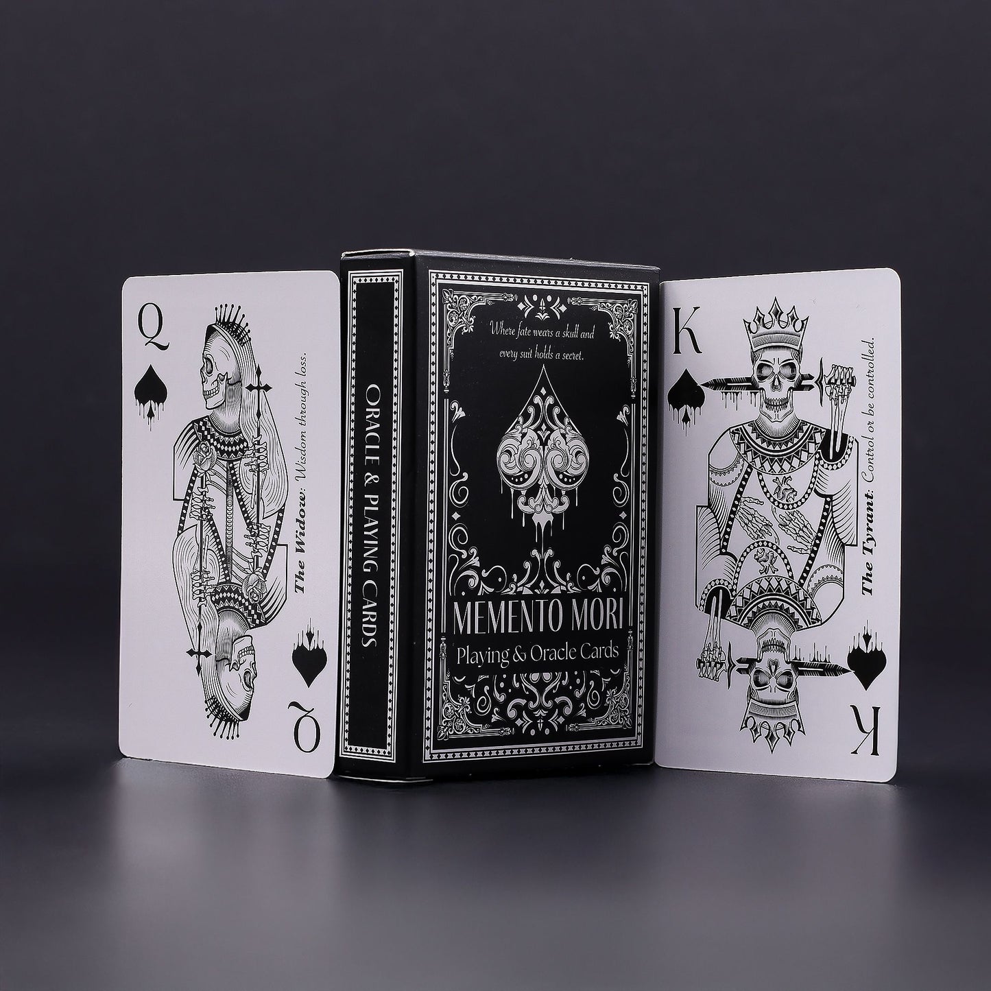 Memento Mori Playing & Oracle Cards – Gothic 54-Card Divination Deck