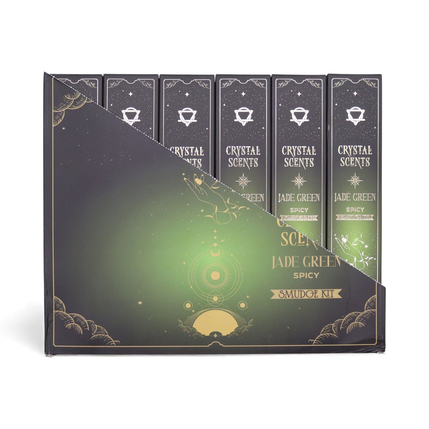 Spicy Smudge Incense with Jade – Energising Ritual Aroma Set