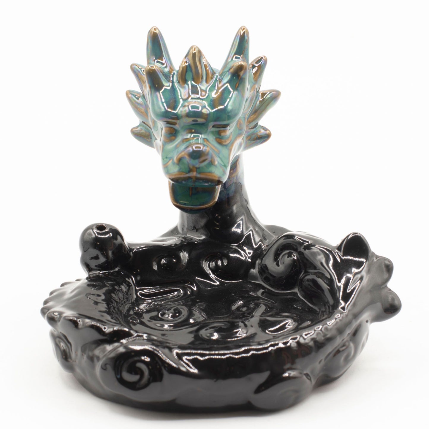 Large Dragon Pool Backflow Incense Burner – Waterfall Smoke