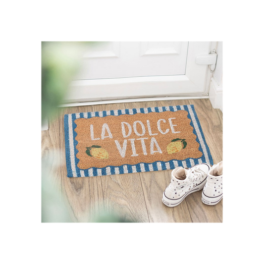 Blue La Dolce Vita Doormat