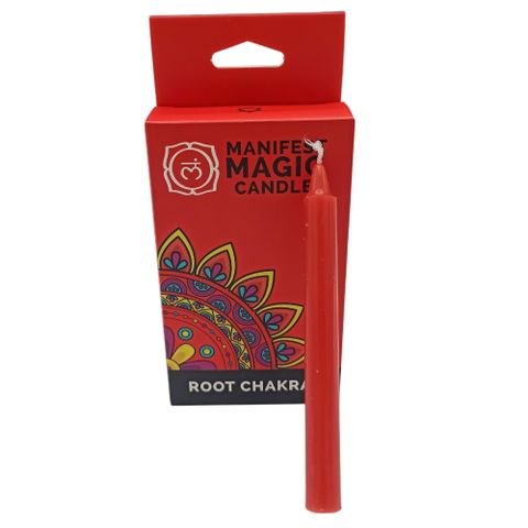 The Manifest Magic Candle is a powerful ally for those seeking to spark their deepest desires and enhance their spiritual path. Each candle is carefully crafted with intention, perfect for meditation, ritual work, or setting a sacred, calming space. The Root Chakra Candle grounds your energy, anchoring you firmly in the physical world. Its stabilizing force nurtures feelings of safety and strength. Ignite this candle to reconnect with your foundation, draw forth inner power, and manifest a life built on sol