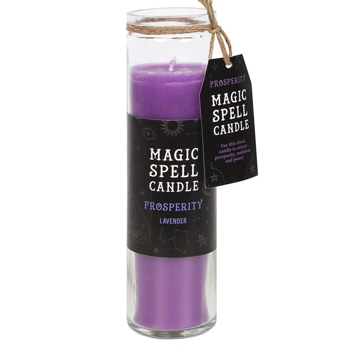Prosperity Lavender Magic Spell Tube Candle