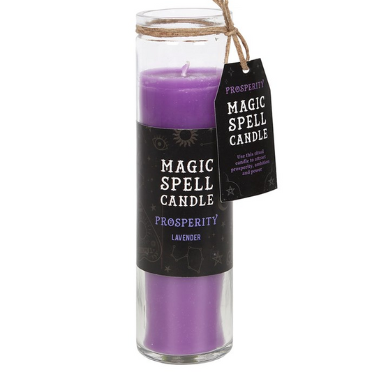 Prosperity Lavender Magic Spell Tube Candle