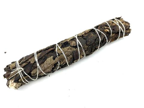 Come closer, seeker of wisdom. This Black Sage Smudge Stick, measuring 22.5 cm, is a sacred ally in your journey through shadow and spirit. Known as Mugwort, this ancient herb awakens the third eye, deepens dreamwork, and clears lingering energies from your sacred space.

Crafted under moonlight and harvested with intention, Black Sage invites truth, intuition, and psychic protection into your rituals. Let the curling smoke whisper between worlds, guiding you inward to ancestral knowledge and the voice of t