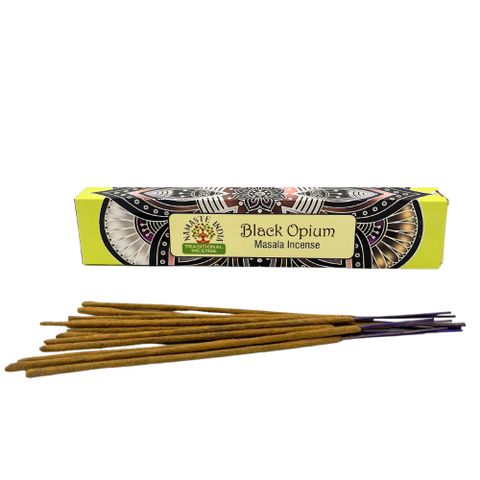 Experience the enchanting essence of Namaste Masala Incense Sticks, where ancient Indian tradition meets mystical fragrance. Each stick is carefully handcrafted, carrying the sacred energy of mandala designs that embody unity, balance, and harmony. The Black Opium scent weaves a spell of dark mystery and subtle sweetness, casting an alluring and seductive atmosphere. Let these incense sticks transport you to a realm of serene magic and deep intrigue, awakening the timeless spirit of India’s aromatic legacy.