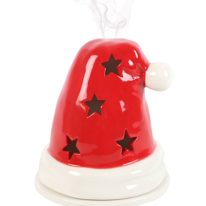 Santa Hat Incense Cone Burner and Tealight Holder