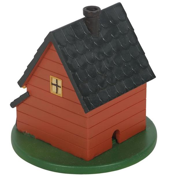 Brown House Incense Cone Burner