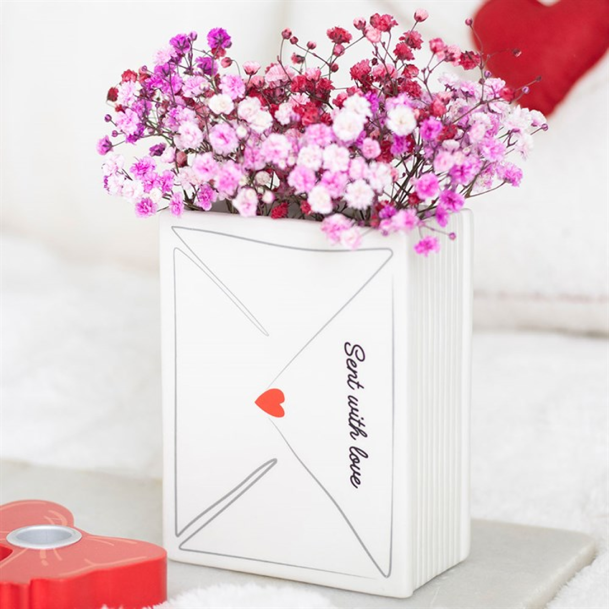 Love Letter Flower Vase – Valentine’s Day Romantic Decor