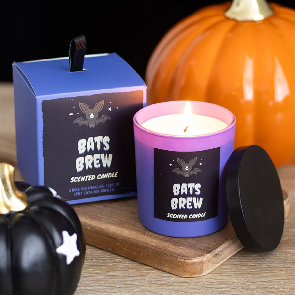 Bat's Brew Clove and Tobacco Candle – Dark Witchy Autumn Candle