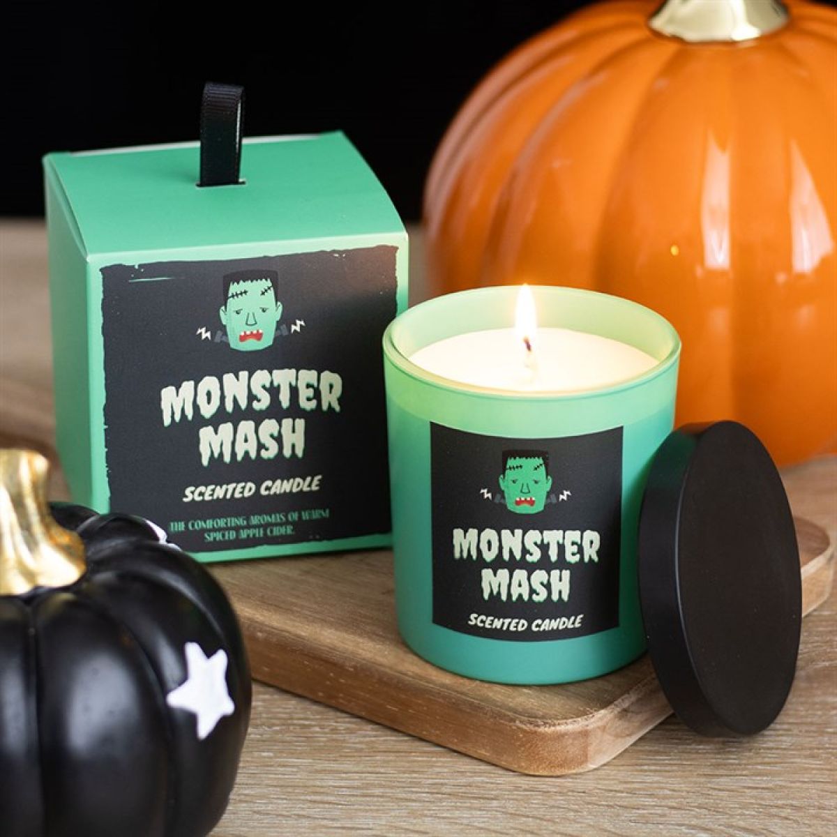 Monster Mash Apple Cider Candle – Spiced Autumn Halloween Candle