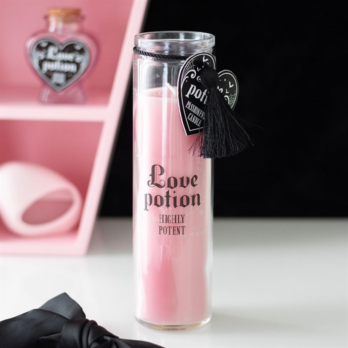 Love Potion Passionfruit Tube Candle – Sweet Romantic Gothic Candle